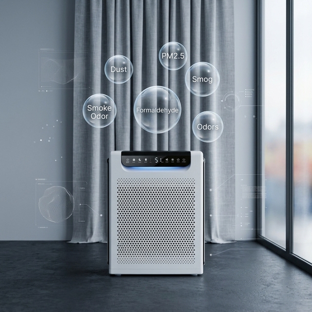 OEM Custom KJ250F Air Cleaner Factory Wholesale ODM Floor Standing HEPA Filter Air Purifier