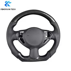 Volant sport en fibre de carbone et Alcantara avec éclairage LED pour Infiniti G35 G35X Fx35 M35 Nissan 350Z <span class=keywords><strong>370Z</strong></span> 2002 2003 2004 2005 2006 2007 - Product Image 2