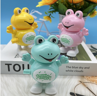 Jouet à manivelle pour enfants : Poulet, dinosaure, grenouille sautillante, lapin, canard