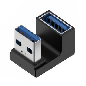 Adaptador de Extensión USB 3.0 de 90 Grados, Macho <span class=keywords><strong>a</strong></span> Hembra, en Ángulo Recto, Adaptador en Codo Ascendente, 10Gbps, para Conector de <span class=keywords><strong>PC</strong></span> Portátil - Product Image 3