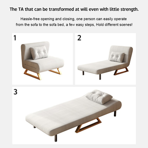 Canapé-<span class=keywords><strong>lit</strong></span> pliable, assis et couché, double usage, style nordique, multifonctionnel, <span class=keywords><strong>lit</strong></span> rétractable, petit appartement, salon, canapé-<span class=keywords><strong>lit</strong></span> - Product Image 5