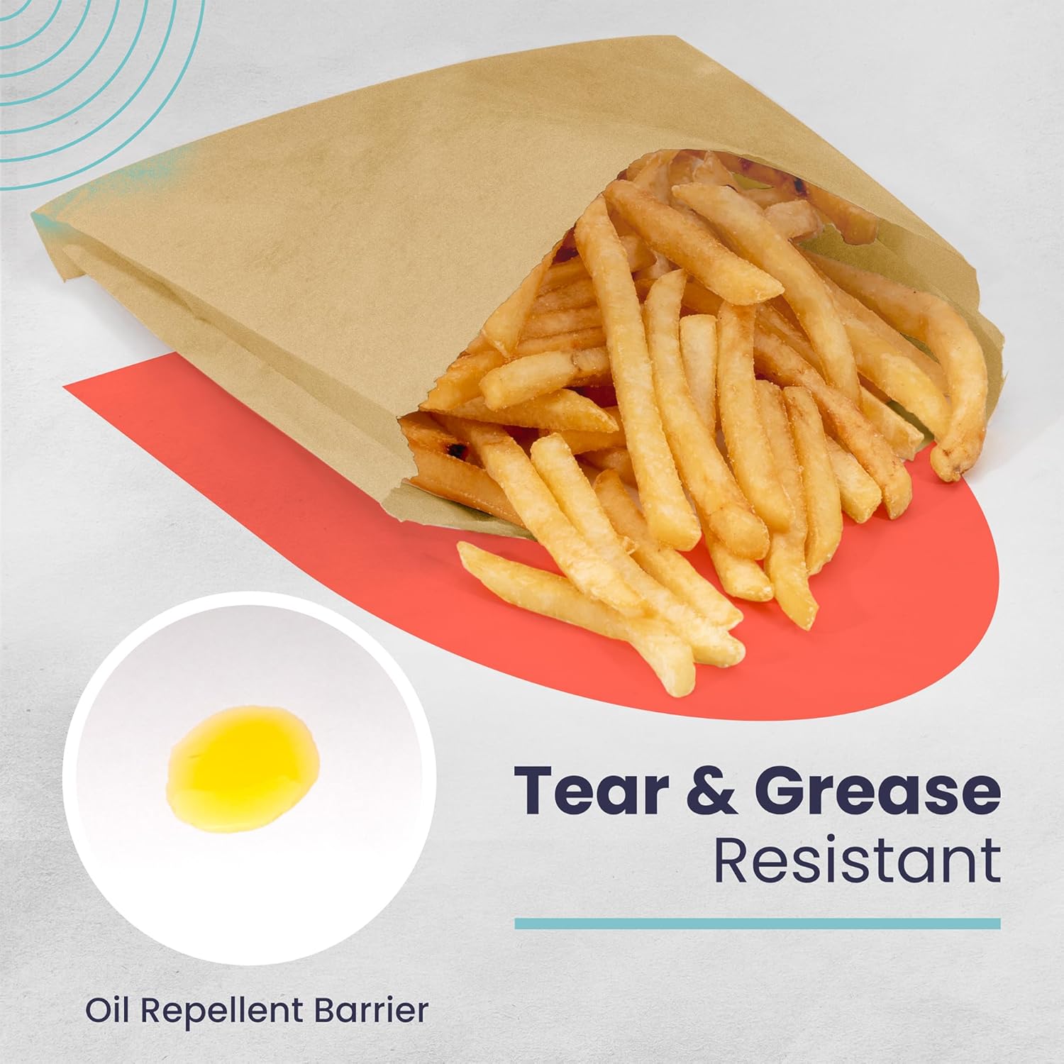 Printed Paper Bags Restaurant Takeaway Kraft Paper Bag Custom Kraft Paper Shopping Food Bag