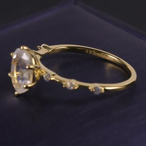 Женское неповторимое кольцо с серебряным 925 - Product Image 5