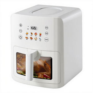 Premium Home Four Friteuse À Air Écran Tactile Intelligent Double Panier En Acier Inoxydable Verre Contrôle Numérique 12L/25L/4L Grill Cook - Product Image 2
