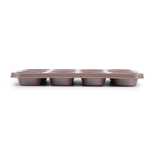 <span class=keywords><strong>Moule</strong></span> à gâteau à Cupcake en silicone et or Rose, plateau à Muffin antiadhésif, 12 tasses de cuisson, boulangers à <span class=keywords><strong>muffins</strong></span> pour le four - Product Image 5