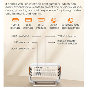 LONNST Projecteur intelligent Android 13 Banque d'alimentation rechargeable Mini projecteur LCD LED pris en charge par Google Play <span class=keywords><strong>Netflix</strong></span> - Product Image 3