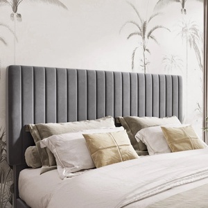 Offerta Speciale: <span class=keywords><strong>Letto</strong></span> Moderno di Lusso con Piattaforma Imbottita in Velluto e <span class=keywords><strong>Testiera</strong></span> Regolabile, Misura Full Size, Arredamento Morbido - Product Image 3