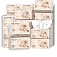 Mignonnes serviettes en papier à motif de chat de dessin animé, paquet souple, pour l'hygiène personnelle et domestique