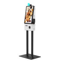 KP-2400 24 pouces Terminal interactif à écran tactile sans numéraire POS Fast Food Restaurants Kiosque de commande automatique