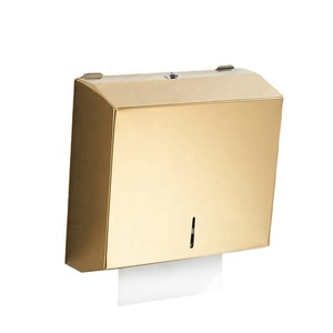Toilette carré boîte à mouchoirs cuisine boîte de rangement en acier inoxydable mural salle de bain <span class=keywords><strong>doré</strong></span> porte-serviettes en <span class=keywords><strong>papier</strong></span> appareil de salle de bain - Product Image 1