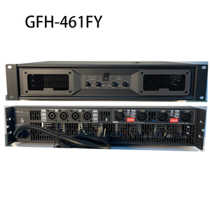 GFH-441FY Amplificador de Potencia de Audio Profesional de 4 Canales, Metálico, para Conciertos - Product Image 1