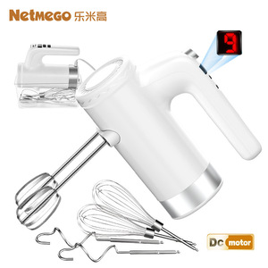 Netmego Electric Hand Mixer 9 Speed Digital Timer Dc Motor Kitchen Whisk Beater With Accessories - Product Image 5