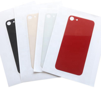 Gros Trou Téléphone Retour Batterie Couvercle En Verre Pour iPhone 8 8 plus Réparation Boîtier Arrière Fissuré Verre Remplacement