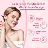SWOOT OEM Marque Privée Gommes Éclaircissantes au Glutathion Peptides de Collagène Riches en Protéines Faible Teneur en Sucre 60 Comprimés Supplément Antioxydant