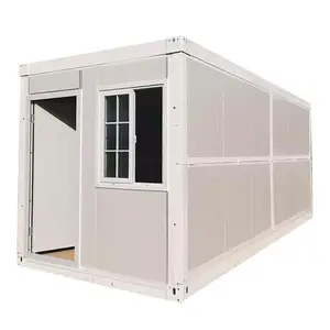 20ft-40ft Modular Building Fold-Out Home Bathroom Kitchen Steel Sandwich Panel Material Foldable Container House