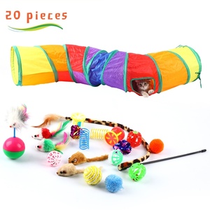 <strong>Cat</strong> Ball Toy 21 Pcs <strong>T</strong> Shape Channel <strong>Cat</strong> Toy Stick Interactive Ball Toys for Indoor <strong>Cats</strong> - Product Image 6