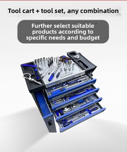 Ensemble d'outils mécaniques en acier au carbone durable à bas prix, 424 pièces, outils de réparation universels pour atelier automobile et entretien mécanique - Product Image 5