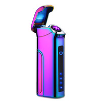 Briquet USB à double arc électronique à batterie énorme rechargeable de haute qualité