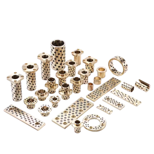 CNC 공작 기계 및 스탬핑 금형용 고하중 자기 윤활 흑연 구리 부싱 정밀 연마 브론즈 부싱 - Product Image 1