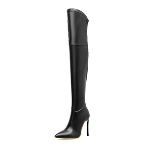 Botas de Tacón Alto por Encima de la Rodilla de Alta Calidad 2026 para Mujer, Ajuste Delgado y Sexy para Damas de Baja Estatura, Venta al por Mayor Disponible - Product Image 1