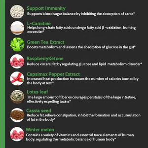 Comprimés minceur OEM <span class=keywords><strong>Slim</strong></span> Plus, extrait d'herbes naturelles, complément alimentaire sain pour détoxifier, pour un ventre plat, perte de poids, vente en gros - Product Image 2