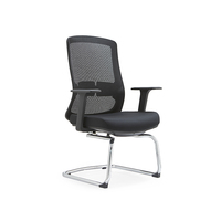 Chaises de visiteur de bureau de maille de spécifications de meubles de visite de bureau de haute qualité sans chaise de visiteur de roues