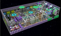 Solution clé en main tout-en-un : aire de jeux intérieure commerciale sur le thème de la science-fiction spatiale, haut de gamme, certifiée sécurité, personnalisable, grande zone de jeu AR