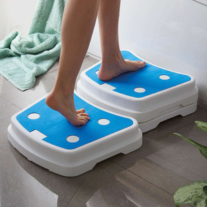 Stackable Plastic Footstool 40x50x9cm 250kg Load Capacity Bathroom Shower Bathtub <b>Step</b> <b>Stool</b> - Product Image 2