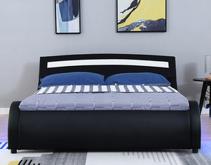 <span class=keywords><strong>Letto</strong></span> in Pelle Willsoon con Decorazione LED, Design in Pelle PU, <span class=keywords><strong>Letto</strong></span> <span class=keywords><strong>Matrimoniale</strong></span>, Arredamento di Design - Product Image 4