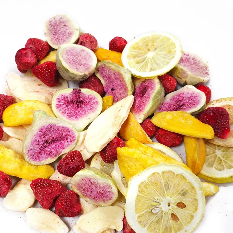 Оптовая продажа, лучшее Естественное Замораживание сушеных фруктов, смешанные сублимационные ягоды, фруктовые закуски