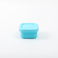 Boîte à lunch portable en silicone scellée pour les employés de bureau en plein air avec micro-ondes Conteneur de stockage d'aliments complémentaires pour bébés avec couvercle