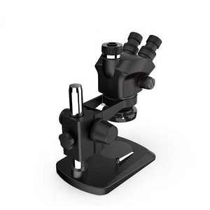 조정 가능한 6500K 144 LED 링 라이트 EU 플러그 램프 산업 스테레오 현미경 디지털 카메라 돋보기 110V-240V 어댑터 - Product Image 6