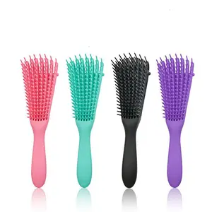 Womens Salon Home Hair Care Detangling Brush Vent Feature Eight Rows Octopus comb Spare Ribs air fast dry hair Comb