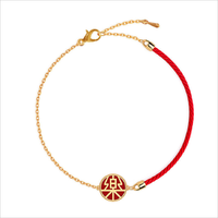 Bracelet corde rouge ajustable 12 signes du zodiaque, bijou de charme tissé à la main, cadeau d'amitié pour couple, nouveauté
