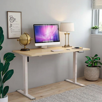 Nouvelle conception bureau à domicile ergonomique réglable en hauteur bureau debout Table d'ordinateur bureau en bois debout
