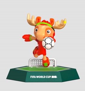 Mascota Oficial Licenciada del Mundial de Fútbol FIFA 2026, Juguete de Edición Limitada, Artículo Coleccionable Deportivo, <span class=keywords><strong>Mercancía</strong></span> de Estadio, Venta <span class=keywords><strong>al</strong></span> <span class=keywords><strong>Por</strong></span> <span class=keywords><strong>Mayor</strong></span>, 12CM - Product Image 4