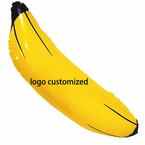 Großer 3D Plastik-Bananenballon mit Anpassbarem Logo Aufblasbares PVC Wasserdichtes Outdoor-Werbe- und Partyspielzeug - Product Image 3