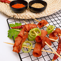 Eetbare, wegwerpbaar, natuurlijke bamboe BBQ-spiesjes voor het grillen van kebab, fruit, cateringbenodigdheden, groothandel bamboe stokjes