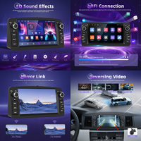 Radio Mobil Android Podofo 7" 2+32GB untuk Toyota Corolla E120/E130/BYD F3 Wireless Carplay & Android Auto GPS WIFI Pemasok Grosir