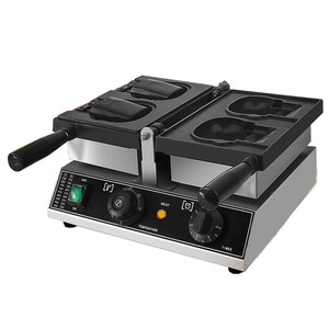 Điện thương mại khoai môn dán điền bánh Waffle Máy <span class=keywords><strong>Kitty</strong></span> Mèo mở miệng Waffle Máy Ice-cream bánh mì Waffle máy - Product Image 2