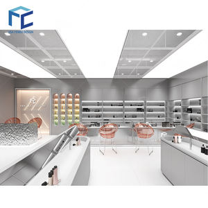 Étagère murale de meubles de magasin d'affichage de soins de la peau personnalisés de salon de beauté fantaisie pour la boutique de produits de soins de la peau cosmétiques - Product Image 1