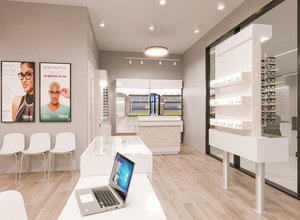 Vitrines optiques d'étagères à lunettes personnalisées pour la décoration intérieure de magasin d'optique - Product Image 4