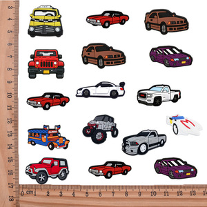 Cartoon Car Series PVC Shoe Charms Boucles décoratives pour garçon - Product Image 2
