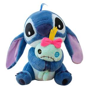 Divertido lindo Stitch muñeco de peluche de juguete PP algodón relleno lavado Technics Regalo de Cumpleaños alivio del estrés almohada Tema de animales marinos para niñas - Product Image 5