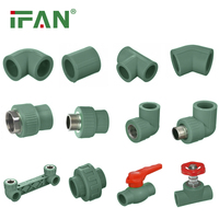 IFAN fabricant OEM matériaux de plomberie vert foncé Mexique raccord de tuyau en plastique raccords ppr pour eau froide et chaude