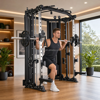 Zoshine Smith Machine en acier multifonctionnelle pour entraînement de force à domicile - Bras, jambes, dos, poitrine, épaules, core