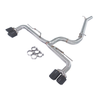 Système d'échappement complet haute performance GFC/Suitable pour Audi A3 2.0T Quattro 2014-2024, échappement arrière droit à quatre sorties