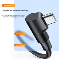 Cable de Datos Inalámbrico de Alta Velocidad de 2 Metros, 5 Amperios y 100 Watts, Tipo C a C, con Cubierta de Nailon Trenzado, Carga Rápida de 100 Watts para Móviles, Computadoras e Impresoras