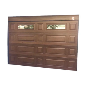 <span class=keywords><strong>Porte</strong></span> de <span class=keywords><strong>garage</strong></span> en acier galvanisé de conception moderne Construction en acier de niveau élevé Caractéristiques imperméables Automatisation manufacturée finie - Product Image 3
