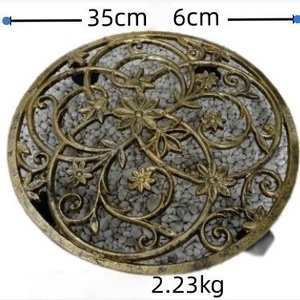 Artesanías Metálicas al por Mayor con Ruedas Universales, Bandejas Móviles, Soportes para Flores, Maceteros, Estantes para Flores para Jardines y Patios - Product Image 6
